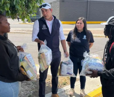 Brinda Gobierno de la Gente Ayuda Humanitaria a Personas Migrantes en Tránsito por Guanajuato