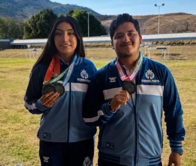 Platas y bronce en tiro deportivo