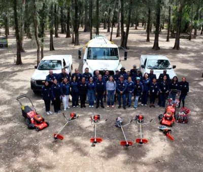 REFUERZA PARQUE METROPOLITANO EL CUIDADO DE SUS ÁREAS VERDES CON NUEVAS UNIDADES