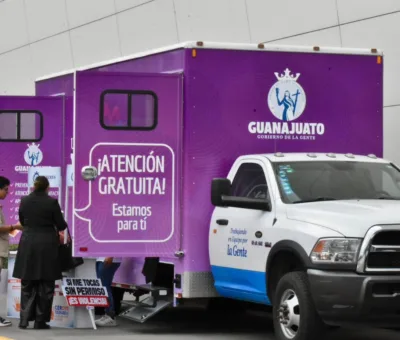 MÁS DE 2 MIL GUANAJUATENSES RECIBEN ATENCIÓN A TRAVÉS DE LA UNIDAD VIOLETA DEL GOBIERNO DE LA GENTE