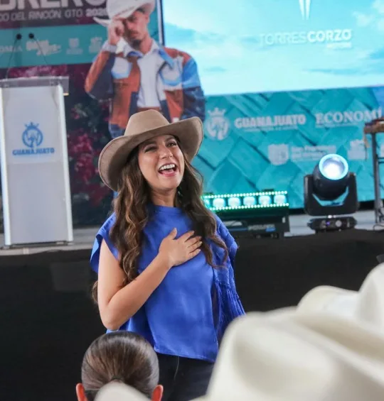 Inaugura Gobernadora la sexta Feria Nacional del Sombrero en San Francisco del Rincón